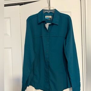 Magellan Teal Button-up Shirt